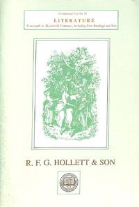 Occasional List 74/october 1994 : Literature. Sixteenth to Twentieth Centuries, Including Fine...