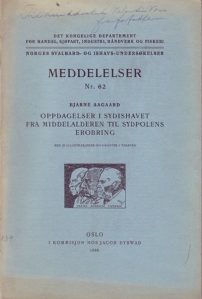 Oppdagelser i sydishavet fra middelalderen til…