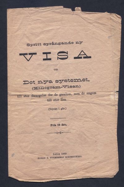 Spritt språngande ny visa om det nya systemet,…