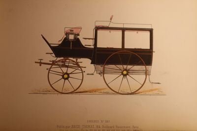Album of 61 Hand-colored Carriage Plates