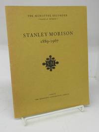 The Monotype Recorder: Stanley Morison 1889-1967