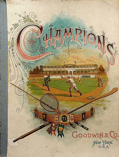 CHAMPIONS; (Lithograph album for Goodwin Old Judge and Gypsy Queen