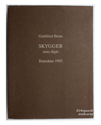 Skygger. Sene digte.