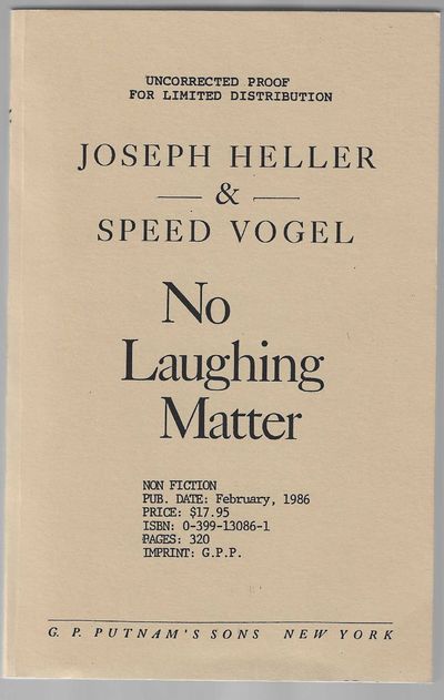 No Laughing Matter (Signed Advance Uncorrected Proof)