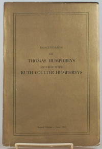 image of DESCENDANTS OF THOMAS HUMPHREYS AND HIS WIFE RUTH COULTER HUMPHREYS