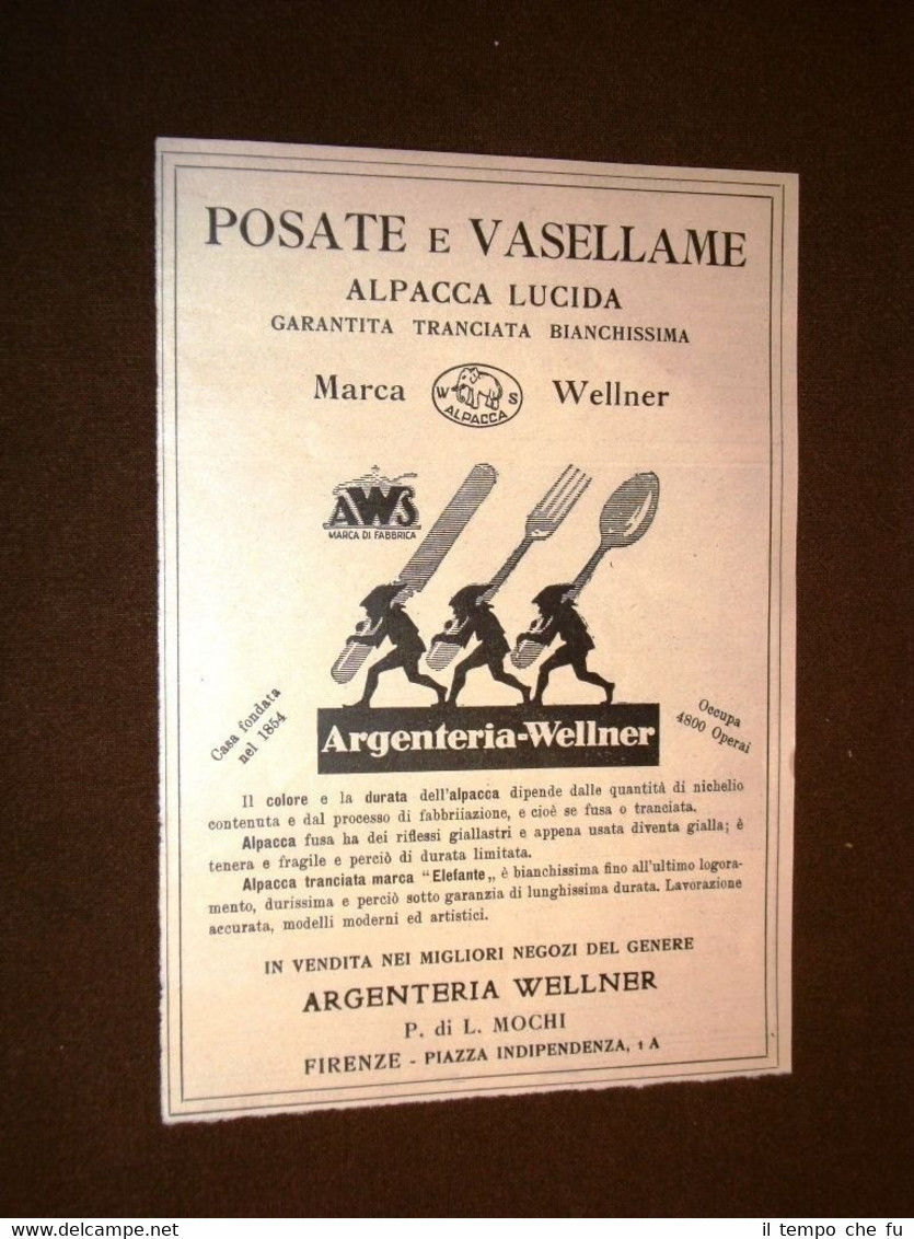 Pubblicit Dei Primi Del 1900 Posate E Vasellame Argenteria Wellner Firenze Pubblicit dei primi del 1900 posate e vasellame argenteria wellner firenze