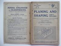 Planing and shaping simply explained by Marshall, Alfred W - 1923