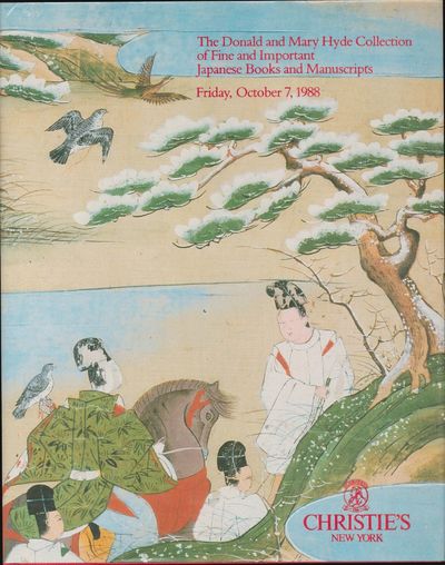 The Donald and Mary Hyde Collection of Japanese Books and Manuscripts, sold for the benefit of the Pierpont Morgan Library