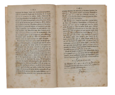 7 Papers on Radiant Heat: 1. Théorie de la chaleur (Extrait) - 2. Note sur la Chaleur rayonnante. - 3. Sur la Théorie-Physique de la Chaleur rayonnante. - 4. Extrait d'un Mémoire sur la Refroidissement séculaire du globe terrestre. - 5. Remarques gén... - [THE GREEN-HOUSE EFFECT] (photo 12)