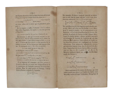 7 Papers on Radiant Heat: 1. Théorie de la chaleur (Extrait) - 2. Note sur la Chaleur rayonnante. - 3. Sur la Théorie-Physique de la Chaleur rayonnante. - 4. Extrait d'un Mémoire sur la Refroidissement séculaire du globe terrestre. - 5. Remarques gén... - [THE GREEN-HOUSE EFFECT] (photo 13)