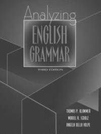 Analyzing English Grammar 3rd Edition