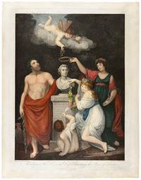 Aesculapius, Flora, Ceres and Cupid honouring the Bust of Linnaeus