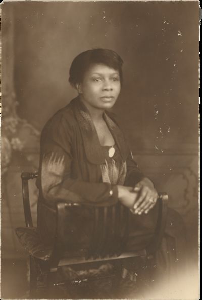 Portrait of an African American Woman in New York City, c. 1915–1920