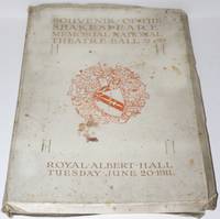 Souvenir of the Shakespeare Memorial Theatre Ball. Royal Albert Hall. Tuesday June 20, 1911