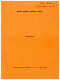 Stochastic problems in physics and astronomy. Signed offprint