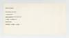 Exhibition postcard: Bruce Nauman: Yellow Body, Bei Konrad Fischer (4 February-6 March 1974)