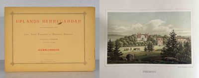 Uplands herregårdar med beskrifvande text.…