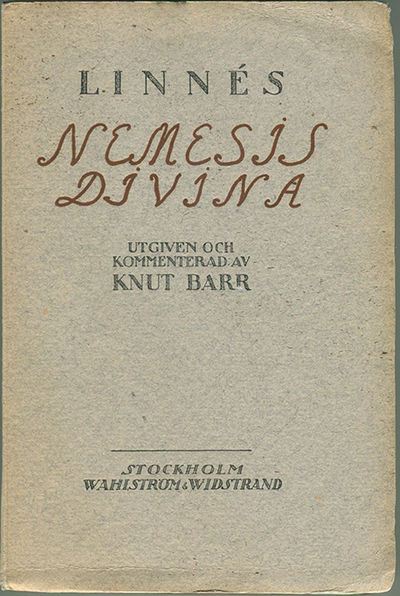 Nemesis divina. Utgiven och kommenterad av Knut…