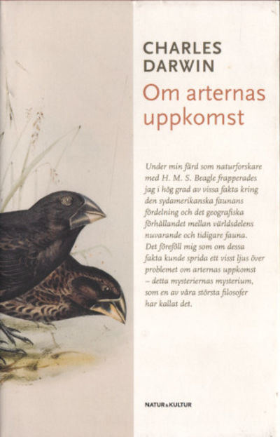 OM ARTERNAS UPPKOMST GENOM NATURLIGT URVAL ELLER…