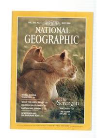 cover of National Geographic, vol. 169 num 05, may 1986: Rising the eart moves - Eruption