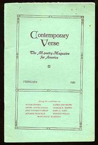 image of Contemporary Verse: February 1920