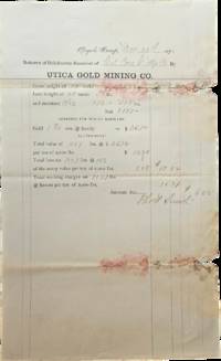 Collection of Documents, Mainly Payrolls, from the Utica Mining Company, 1889–1898