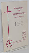 The institute for christian learning, papers and studies, no. 1