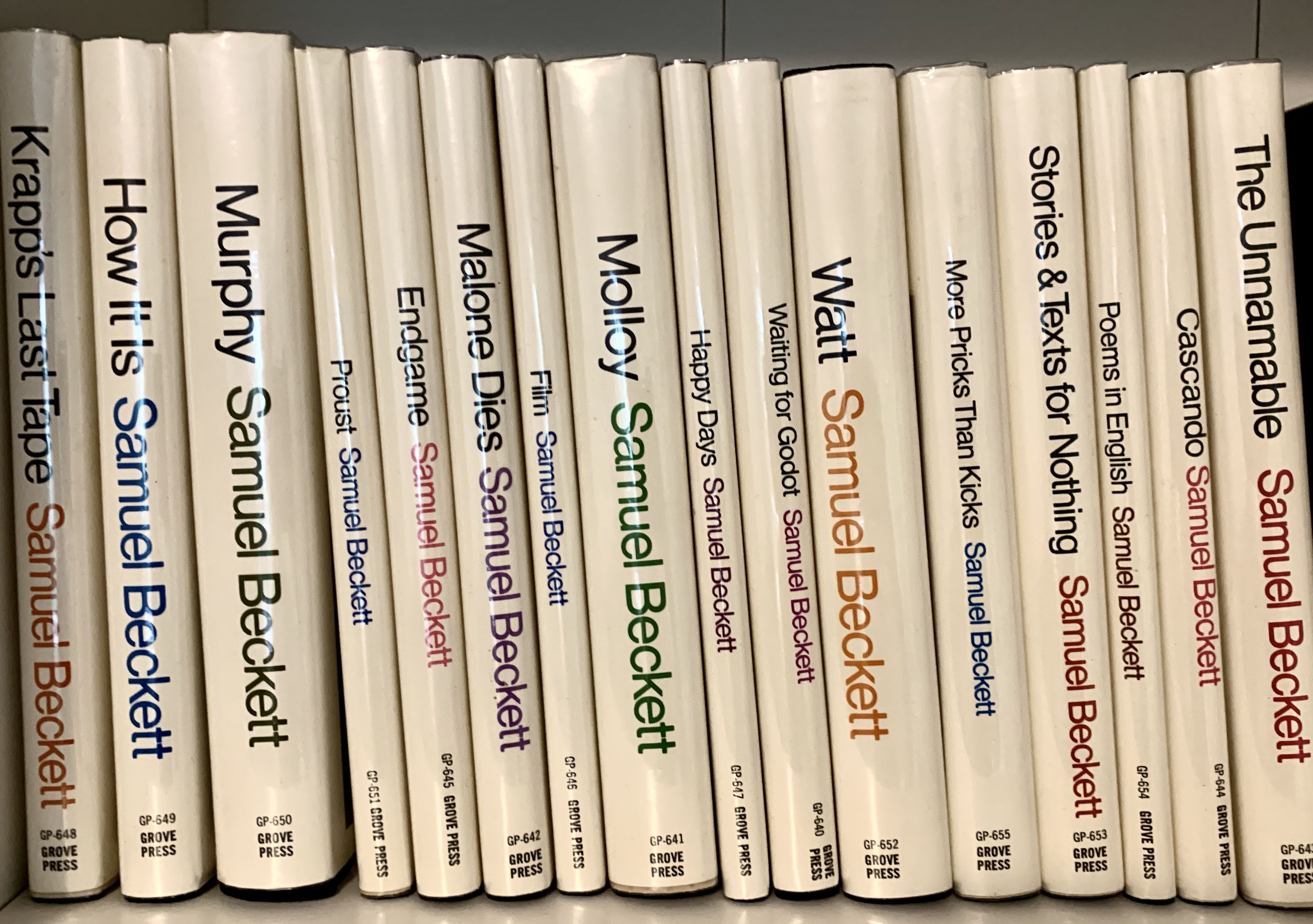 The collected works of Samuel Beckett by BECKETT, Samuel | 1970