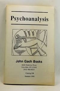 Psychoanalysis. Catalog 138 (Summer 1992)