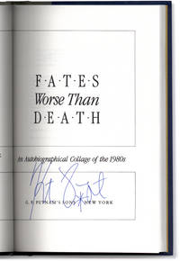 Fates Worse Than Death: AN Autobiographical Collage of the 1980s. by Kurt VONNEGUT - Signed First Edition - 1991. - from Orpheus Books (SKU: 16809-1)