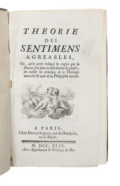 Theorie des Sentimens agreables, ou, apres avoir…