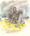 In the style of THELWELL, NORMAN