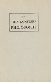 De fria konsters philosophi.