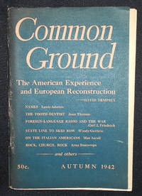 cover of Common Ground -- Autumn 1942