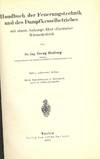 HANDBUCH DER FEUERUNGSTECHNIK