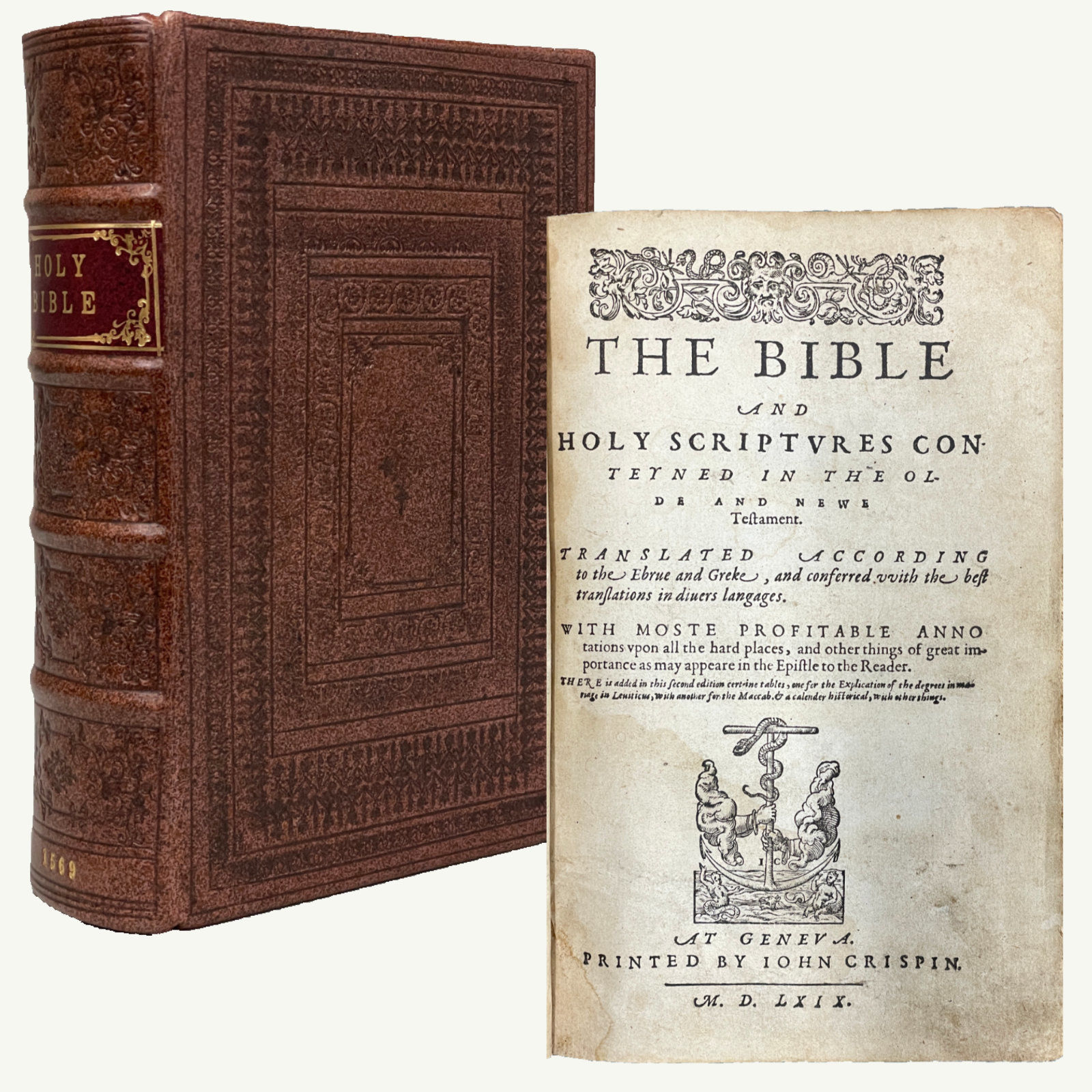 The Bible and the Holy Sctriptures Conteyned in th