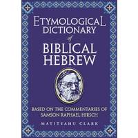 cover of Etymological Dictionary of Biblical Hebrew