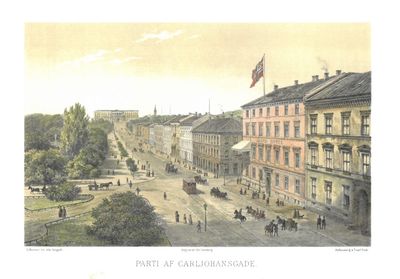 Parti af Carljohansgade.