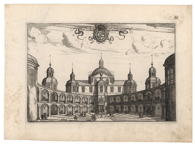 Svartsjö slott, borggården. (