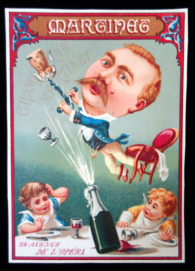 Martinet Menu Du Jour - Menu Card. Paris. c1880s