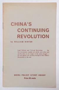 China&#039;s continuing revolution by Hinton, William - 1970