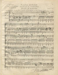 Rondeau du Roman Chanté par Cn. Dereubel ... Prix 1tt. 16s