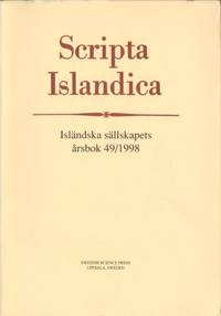 Scripta Islandica. Isländska sällskapets årsbok…