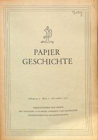 Das Wanderbuch eines Papiermachergesellen aus Zittau. by WISSO WEISS - from Frits Knuf Antiquarian Books (SKU: 13727)
