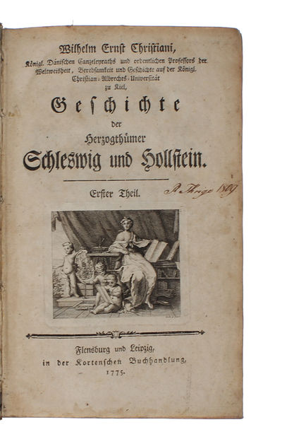 Geschichte der Herzogthümer Schleswig und Hollstein. 1.-4. Theil (4 Bde, alles). (photo 2)