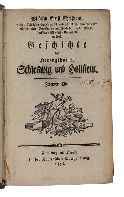 Geschichte der Herzogthümer Schleswig und Hollstein. 1.-4. Theil (4 Bde, alles). (photo 4)