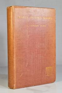 cover of EARLY PRINTED BOOKS