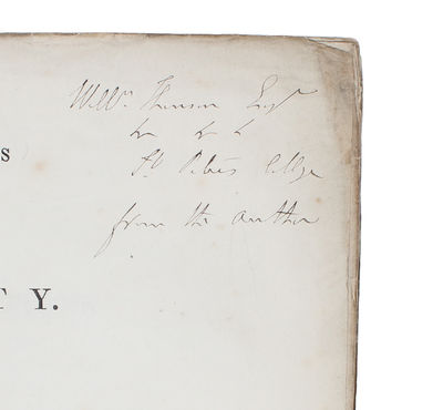 Experimental Researches in Electricity. (Twenty-second Series). [Offprint: Philosophical Transactions, Part 1 for 1849]. - [INSCRIBED BY FARADAY TO LORD KELVIN] (photo 2)