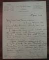 Autographed Letter Signed on rare letterhead