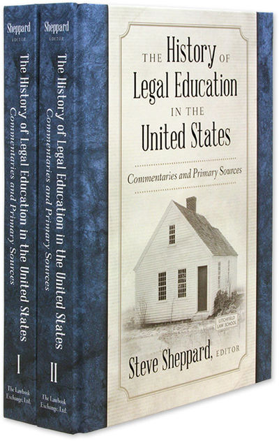 The History of Legal Education in the United States... 2 volume set